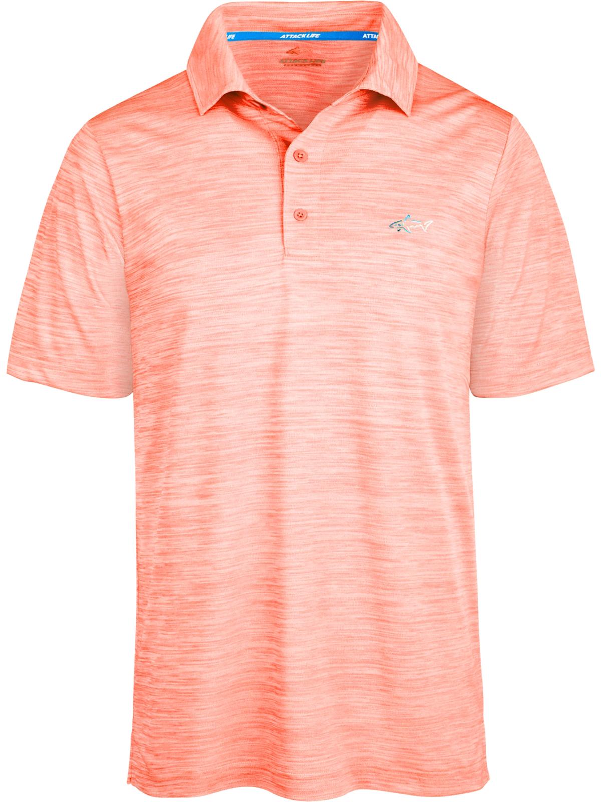 Attack Life by Greg Norman Mens White Printed Collar Polo Shirt S BHFO 9413 Attack Life by Greg Norman Mens White Printed Collar Polo Shirt S BHFO 9413